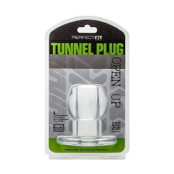 PERFECT FIT ASS TUNNEL PLUG SILICONE TRANSPARENT L